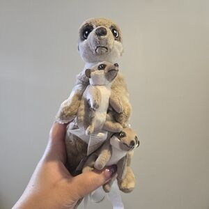 Adorable Meerkat Plush Toy Set - 3 Pieces